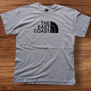 The East Coast Grey Tee Shirt ~ Medium